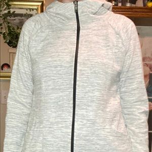 Zip up hoodie with thumb holes